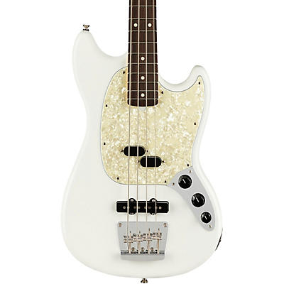 Fender American Performer Mustang Bass Rosewood Fingerboard Aged White for sale