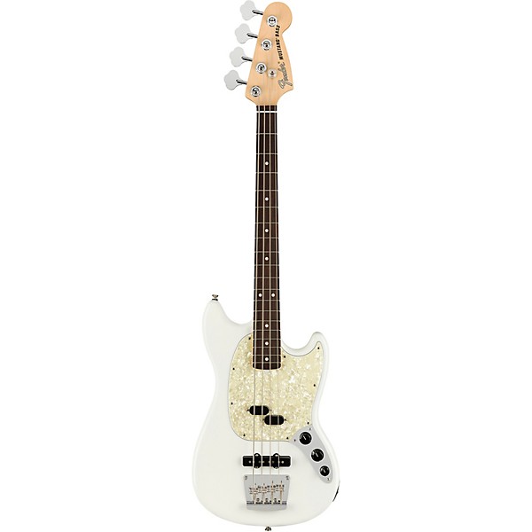 Fender American Performer Mustang Bass Rosewood Fingerboard Aged White