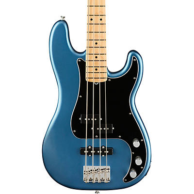 Fender American Performer Precision Bass Maple Fingerboard Satin Lake Placid Blue for sale