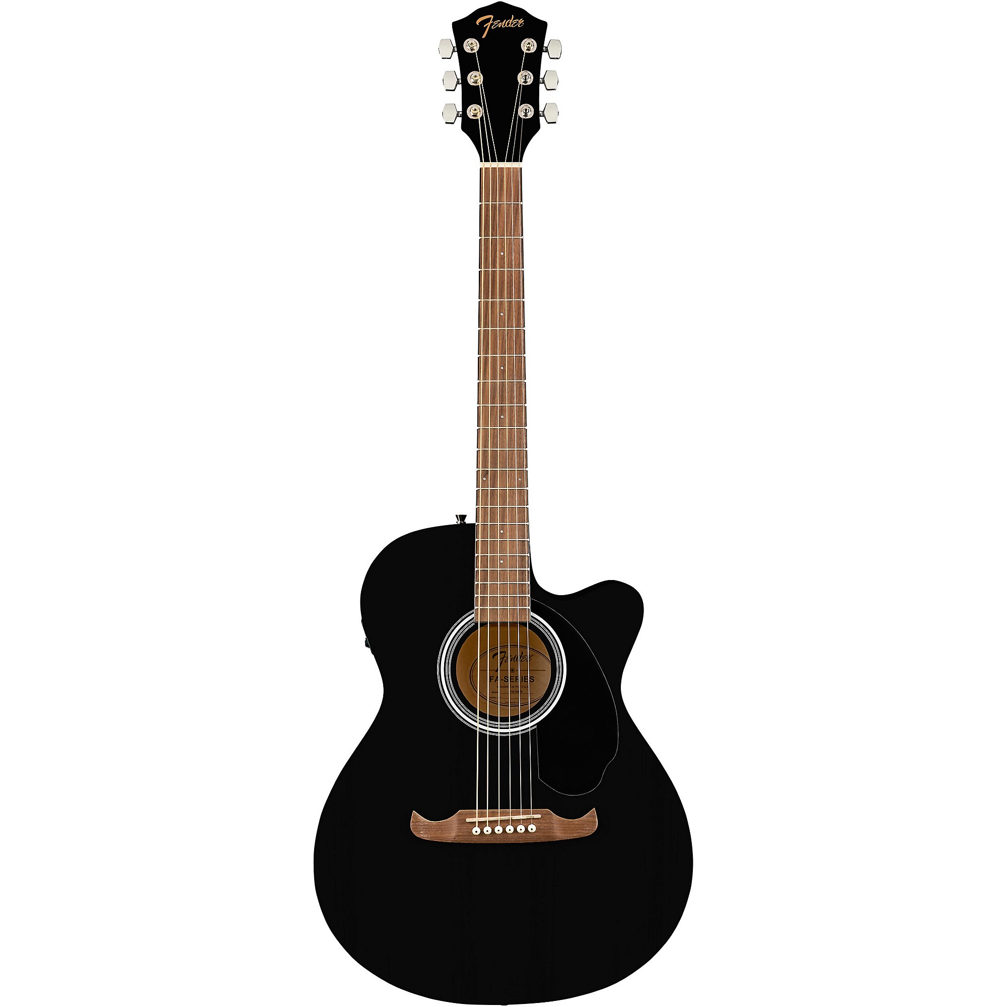 Fender store acoustic black