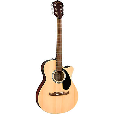 Fender Fa-135Ce Concert Acoustic-Electric Guitar Natural for sale