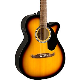 Fender FA-135CE Concert Acoustic-Electric Guitar Black Fender FA-135CE Concert Acoustic-Electric Guitar Sunburst