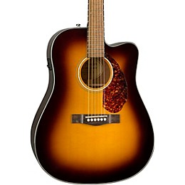Fender CD-140SCE Dreadnought Acoustic-Electric Guitar With Case Sunburst