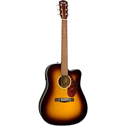 Fender CD-140SCE Dreadnought Acoustic-Electric Guitar With Case Sunburst