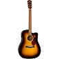 Fender CD-140SCE Dreadnought Acoustic-Electric Guitar With Case Sunburst