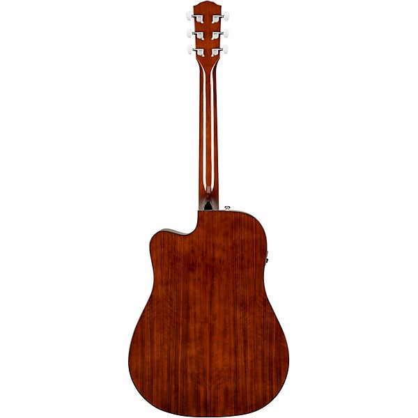 Fender CD-140SCE Dreadnought Acoustic-Electric Guitar With Case Sunburst
