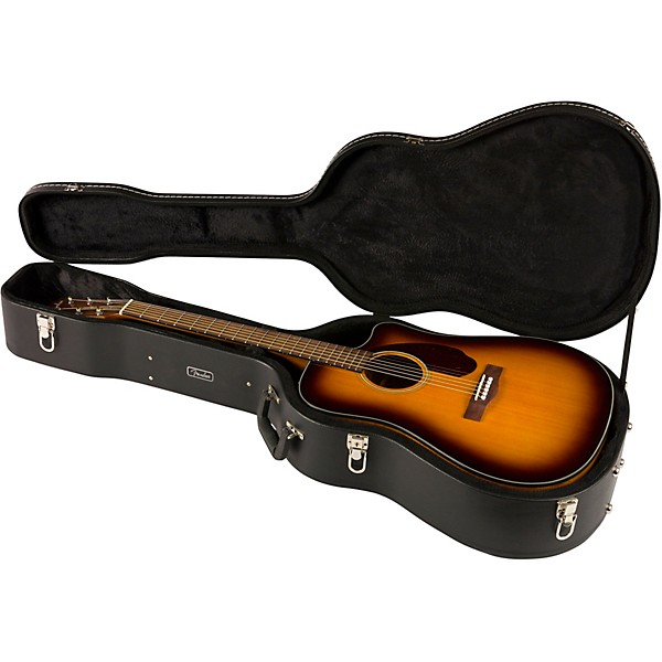 Fender CD-140SCE Dreadnought Acoustic-Electric Guitar With Case Sunburst