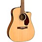 Fender CD-140SCE Dreadnought Acoustic-Electric Guitar With Case Natural thumbnail