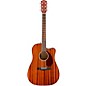 Open Box Fender CD-140SCE All-Mahogany Dreadnought Acoustic-Electric Guitar with Case Level 2 Mahogany 197881055738