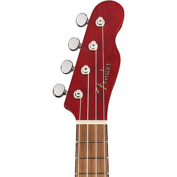 Fender Venice Soprano Ukulele Walnut Fingerboard Cherry