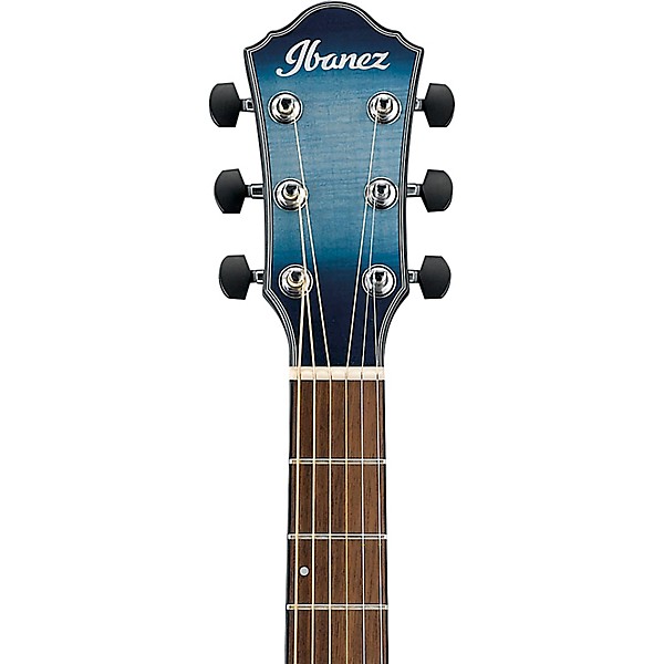 Ibanez AEWC400 Comfort Acoustic-Electric Guitar Blue Sunburst