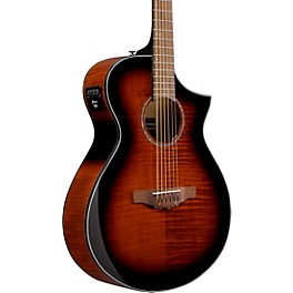 Ibanez AEWC400 Comfort Acoustic-Electric Guitar Amber Sunburst Ibanez AEWC400 Comfort Acoustic-Electric Guitar Amber Sunburst