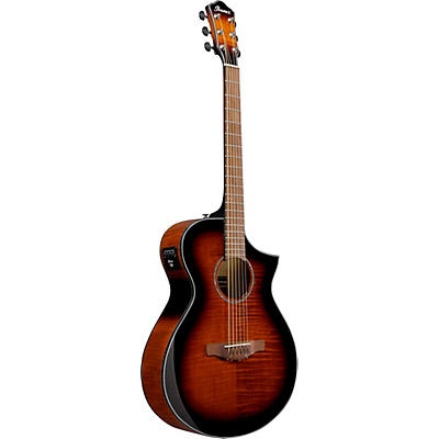 Ibanez Aewc400 Comfort Acoustic-Electric Guitar Amber Sunburst for sale
