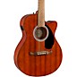 Fender FA-135CE All-Mahogany Concert Acoustic-Electric Guitar Mahogany thumbnail