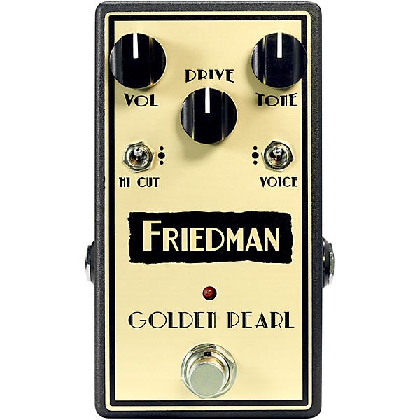 Friedman Golden Pearl Overdrive Effects Pedal