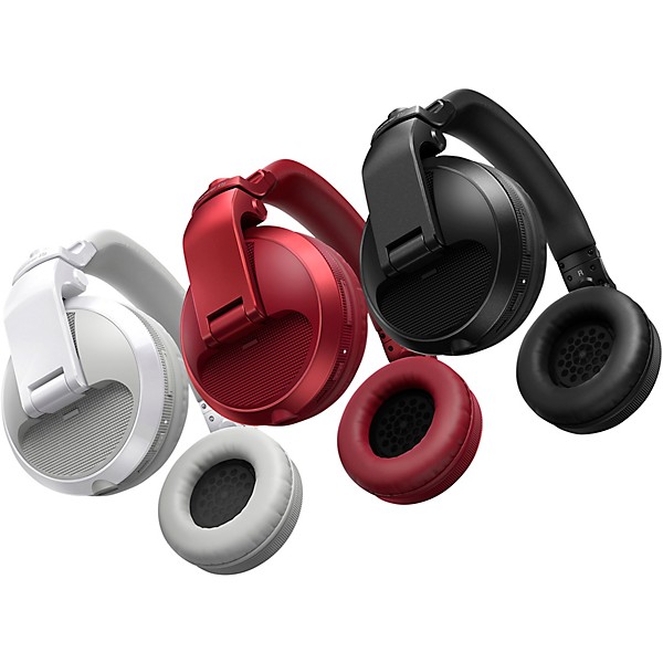 Pioneer DJ HDJ-X5BT Over-Ear DJ Headphones With Bluetooth Red