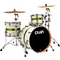 Open Box Crush Drums & Percussion Sublime E3 Maple 4-Piece Shell Pack with 22x18" Bass Drum Level 1 White Sparkle with Lime Stripe Finish thumbnail