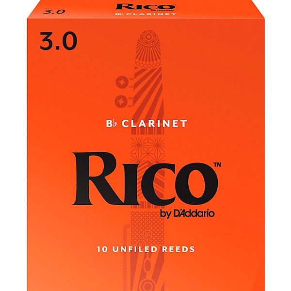 Rico Bb Clarinet Reeds, Box of 10, 3-Box Special 3