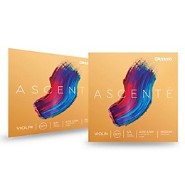 D'Addario Ascente Violin String Set 2 Box Special 3/4 Size, Medium