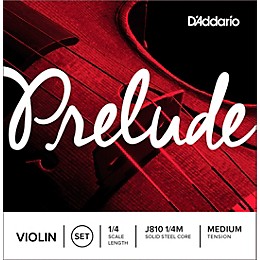 D'Addario Prelude Violin String Set 3 Box Special 1/4 Size, Medium