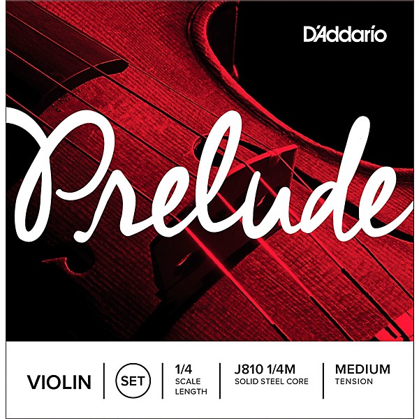D'Addario Prelude Violin String Set 3 Box Special 1/4 Size, Medium
