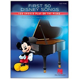 Hal Leonard First 50 Disney Songs You Should Play on the Piano Easy Piano Songbook