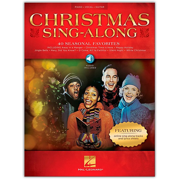 Hal Leonard Christmas Sing-Along Piano/Vocal/Guitar Book/Audio Online