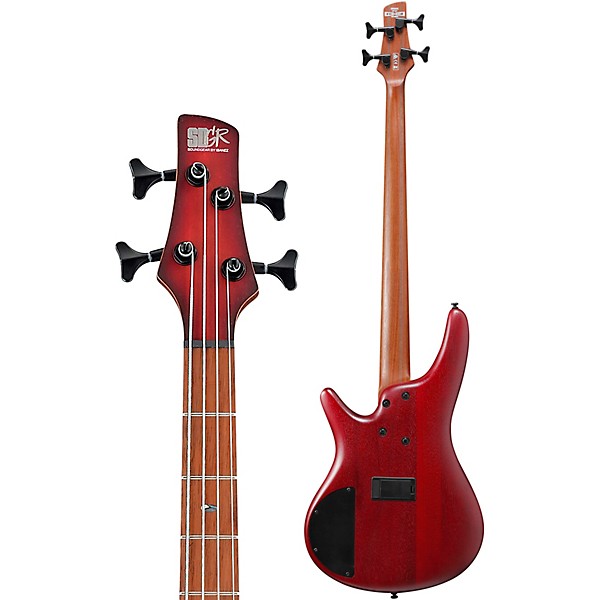 Ibanez SR500E Electric Bass Blackberry Sunburst Flat