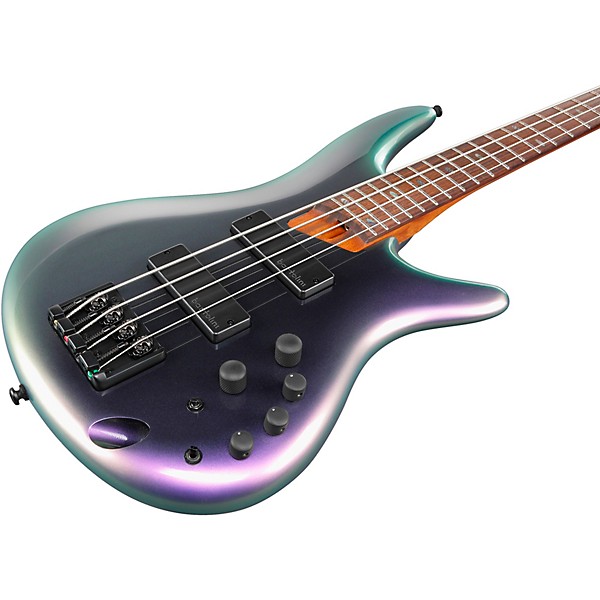 Ibanez SR500E Electric Bass Black Aurora Burst