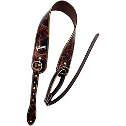 Gibson The Vintage Saddle Leather Guitar Strap Brown