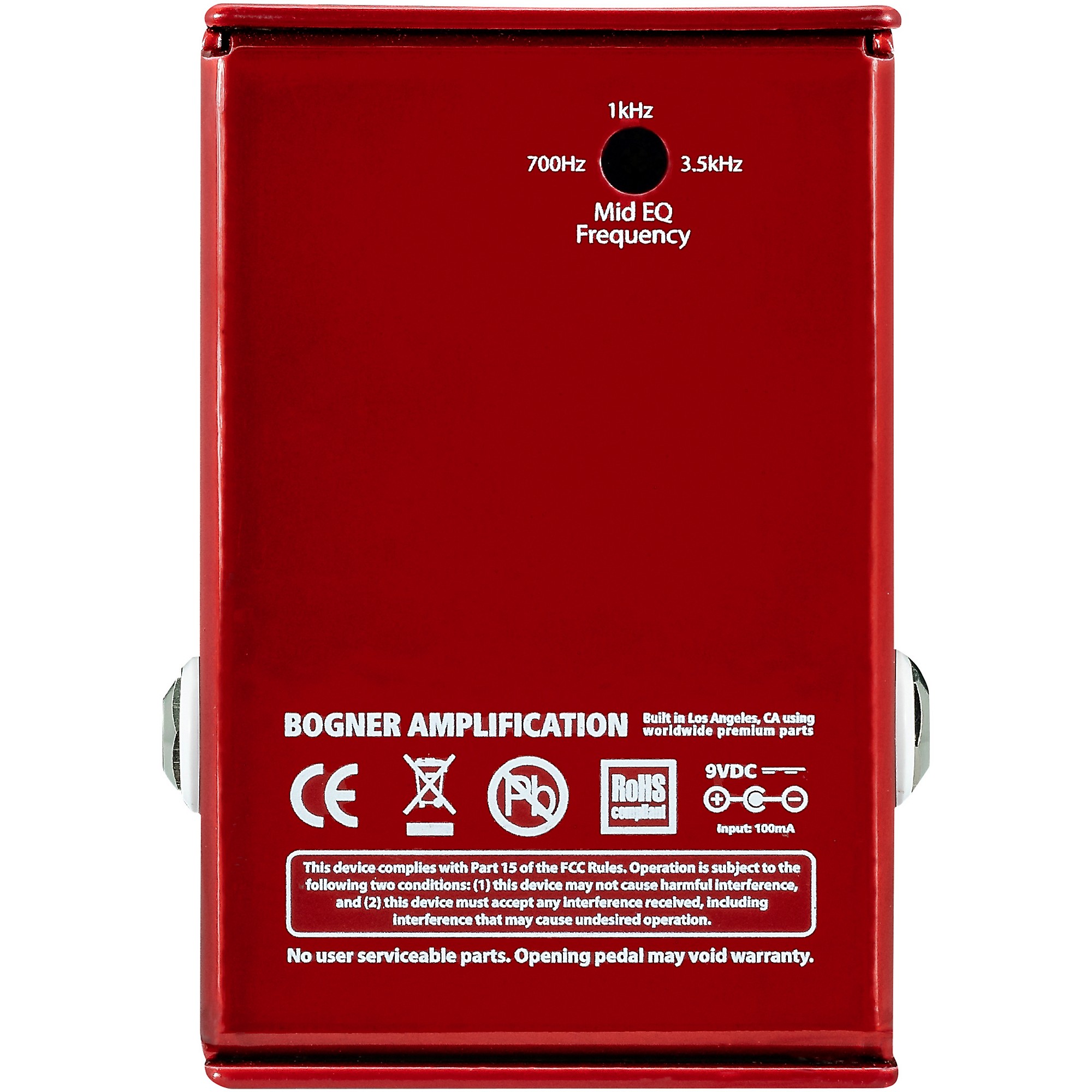 Open Box Bogner Ecstasy Red Mini Overdrive Pedal Regular