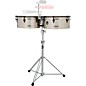 LP E-Class Timbale Set with Stand and Black Nickel Hardware 14 in./15 in. Chrome/Steel thumbnail