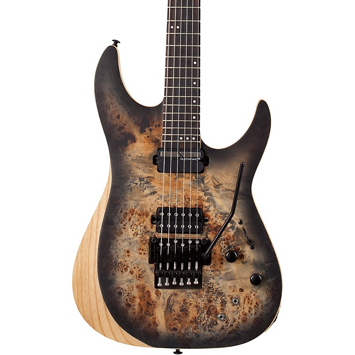 Schecter Guitar Research Reaper-6 FR-S Electric Guitar Charcoal