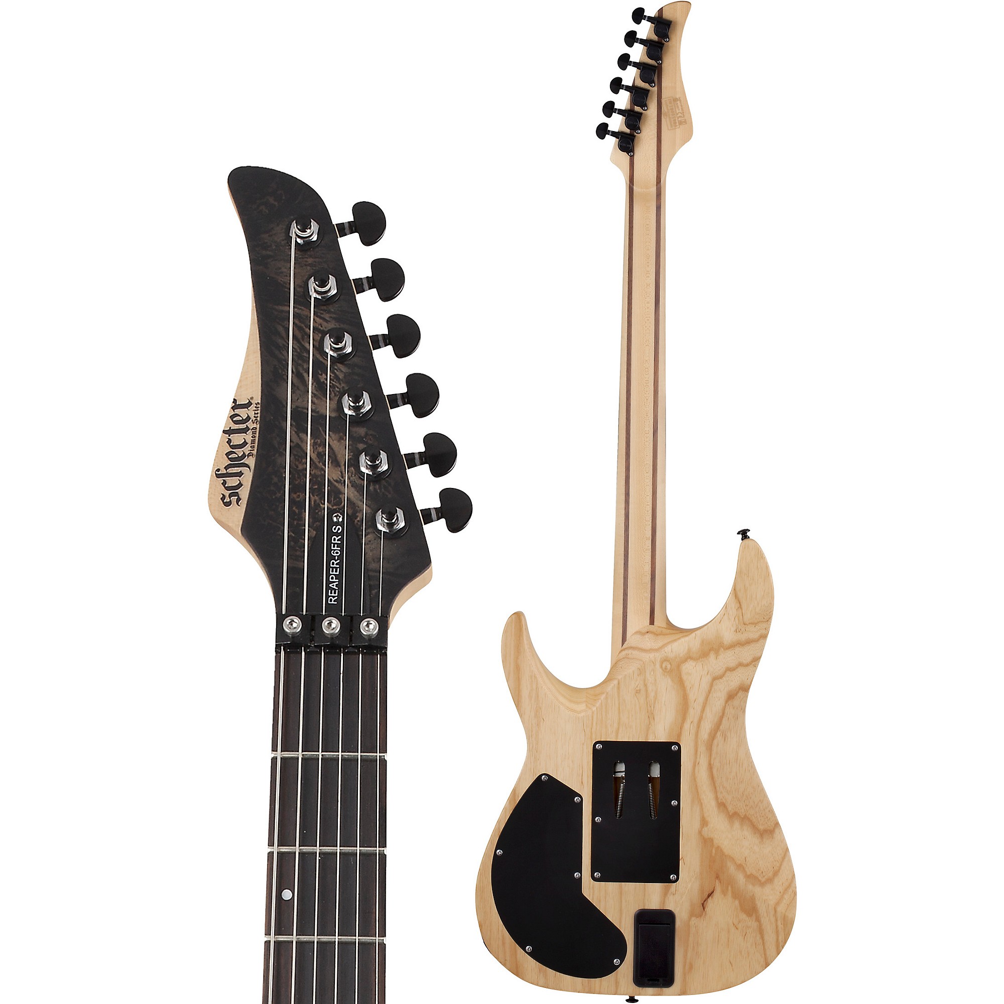 Schecter Guitar Research Reaper-6 FR-S Electric Guitar Charcoal