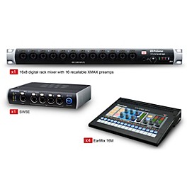 PreSonus StudioLive 16R Mobile EarMix Monitor and Switcher Package