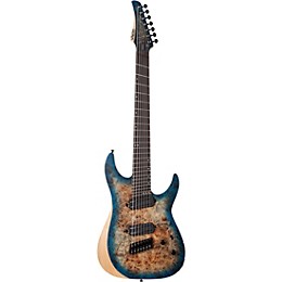 Open Box Schecter Guitar Research Reaper-7 MS 7-String Multiscale Electric Guitar Level 1 Sky Burst