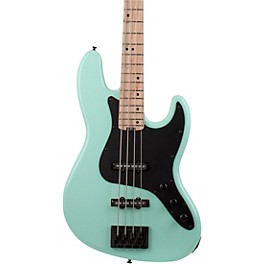 Schecter Guitar Research J-4 Maple Fingerboard Bass Sea Foam Green Black Pickguard