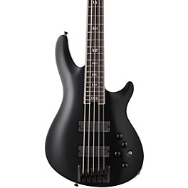 Schecter Guitar Research SLS Elite-5 Evil Twin 5-String Electric Bass Satin Black