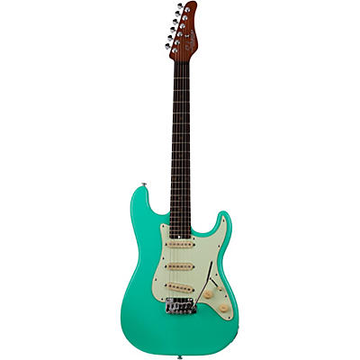 Schecter Guitar Research Nick Johnston Traditional Electric Guitar Atomic Green Mint Green Pickguard for sale