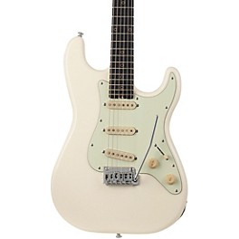 Open Box Schecter Guitar Research Nick Johnston Traditional Electric Guitar Level 1 Atomic Snow Mint Green Pickguard