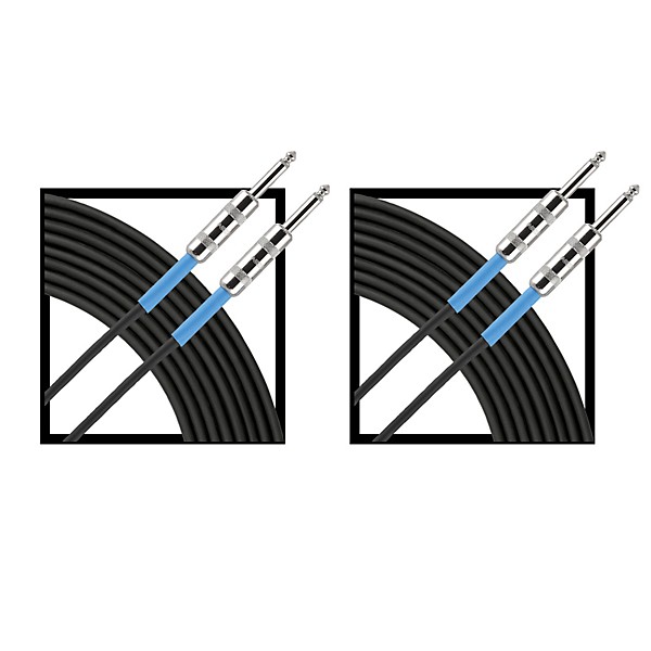 Livewire Advantage Instrument Cable Regular 10' Black 2-Pack
