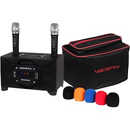 Open Box VocoPro KaraokeDual-Plus Karaoke System with Wireless Microphones and Bluetooth Level 1