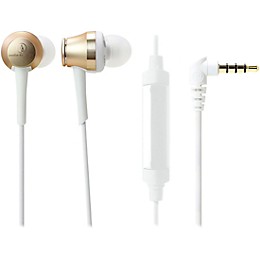 Open Box Audio-Technica Sound Reality In-Ear High-Resolution Audio Headphones With In-Line Mic And Control Level 1