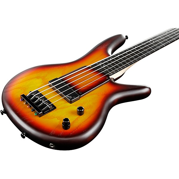 Ibanez GWB20TH Gary Willis Signature 20th Anniversary Fretless 5-String Bass Tequila Sunrise Flat