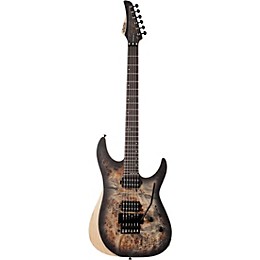 Open Box Schecter Guitar Research Reaper-6 FR Electric Guitar Level 2 Charcoal Burst 190839652096