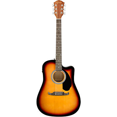 Fender Fa-125Ce Dreadnought Acoustic-Electric Guitar Sunburst for sale