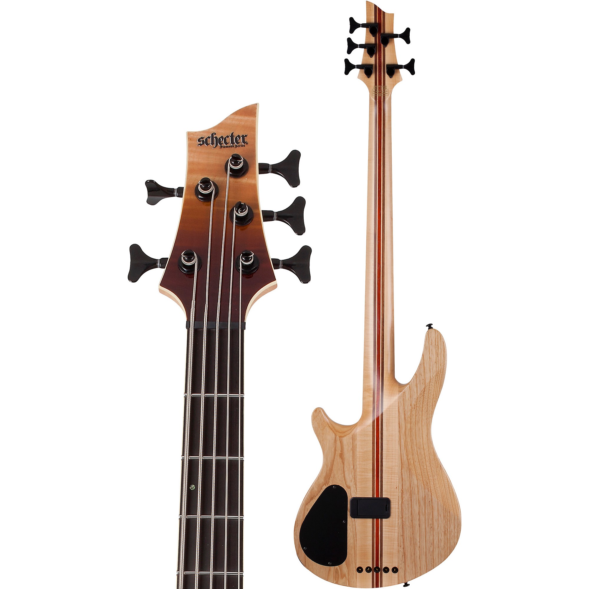 【エレキベース 5弦】 Schecter SLS Elite-5 林 Schecter SLS Elite-5 Bass Guitar - Antique Fade Burst