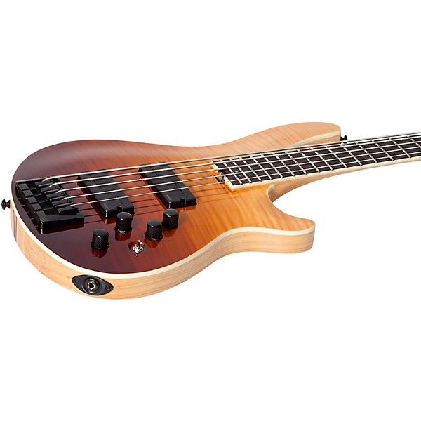 Schecter Guitar Research SLS Elite-5 5-String Electric Bass Antique Fade Burst