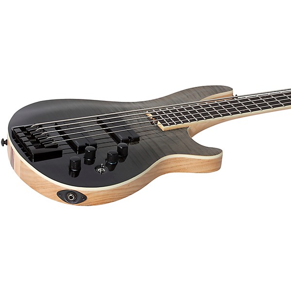 Schecter Guitar Research SLS Elite-5 5-String Electric Bass Black Fade Burst