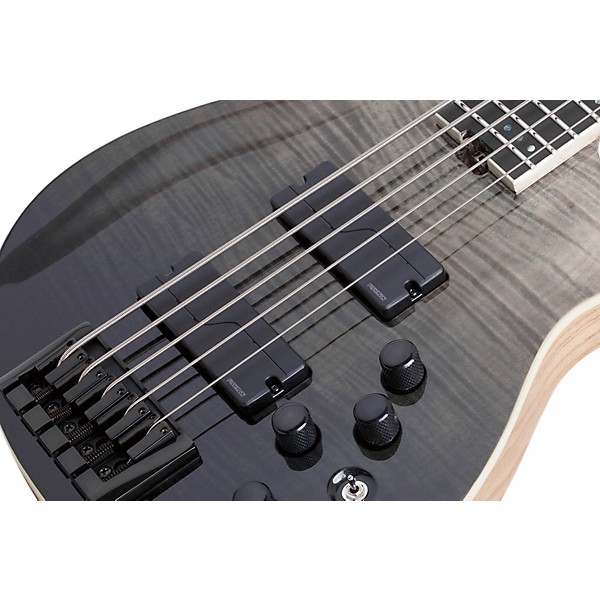 Schecter Guitar Research Sls Elite 5 5 String Electric Bass Black Fade